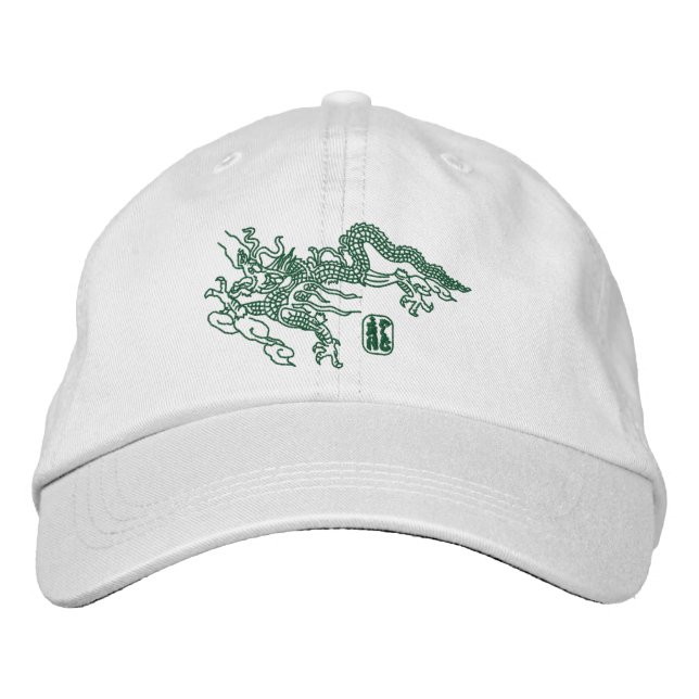 Casquette Brodée Majesté draconienne (Devant)
