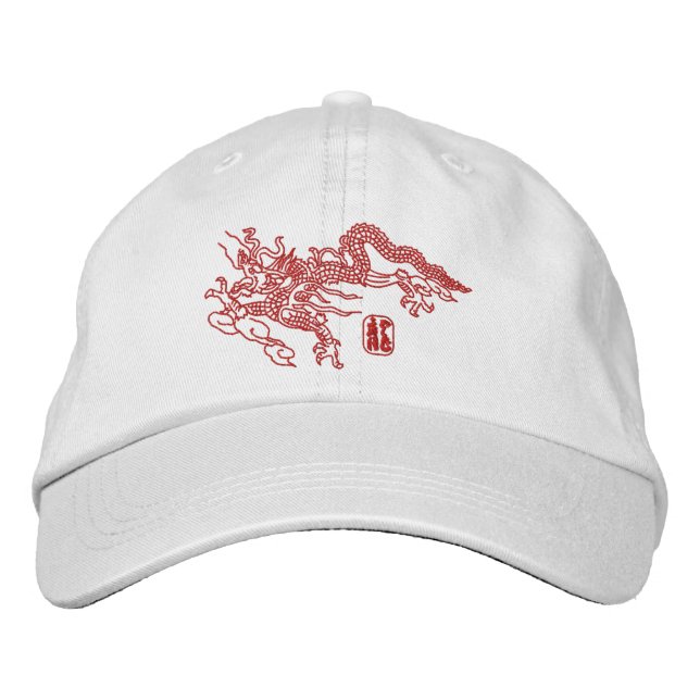 Casquette Brodée Majesté draconienne (Devant)