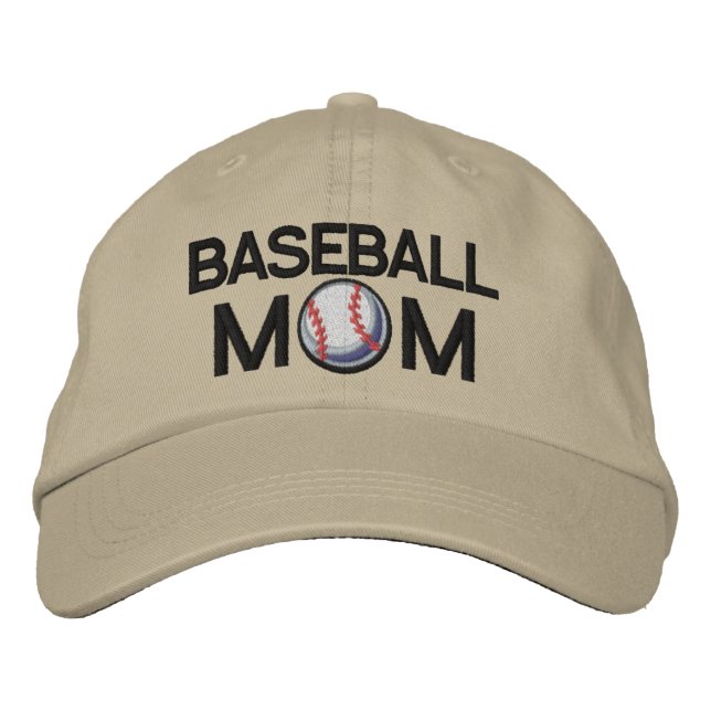 Casquette Brodée Maman du baseball (Devant)