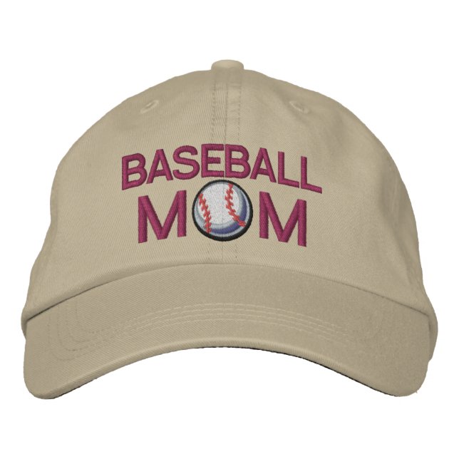 Casquette Brodée Maman du baseball (Devant)
