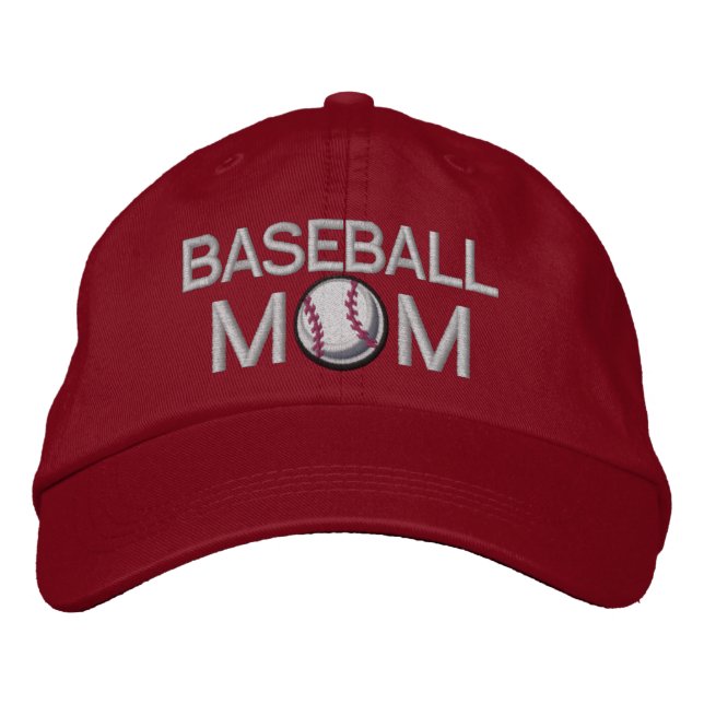 Casquette Brodée Maman du baseball (Devant)
