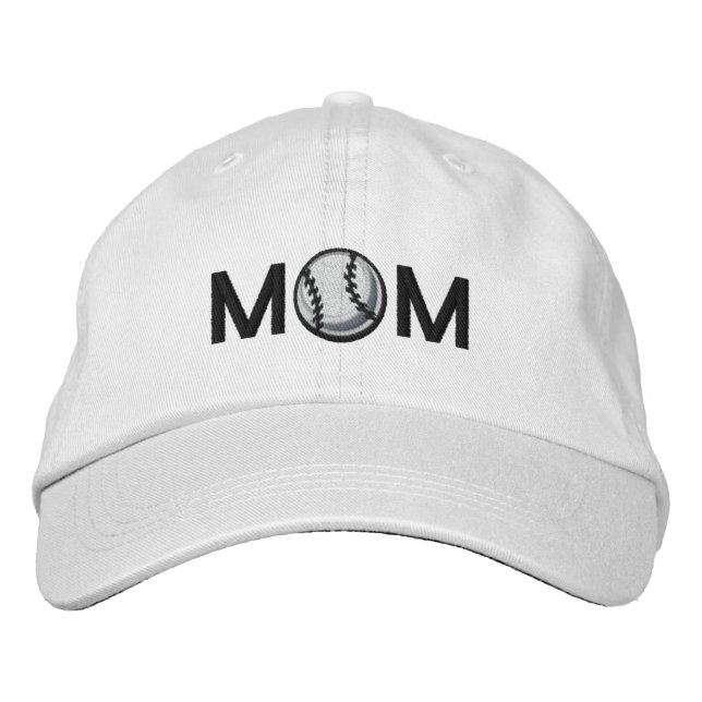Casquette Brodée Maman du baseball (Devant)