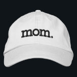 Casquette Brodée Maman maman maman maman maman maman noir<br><div class="desc">un casquette brodé MOM Ce casquette a "maman". en noir.</div>