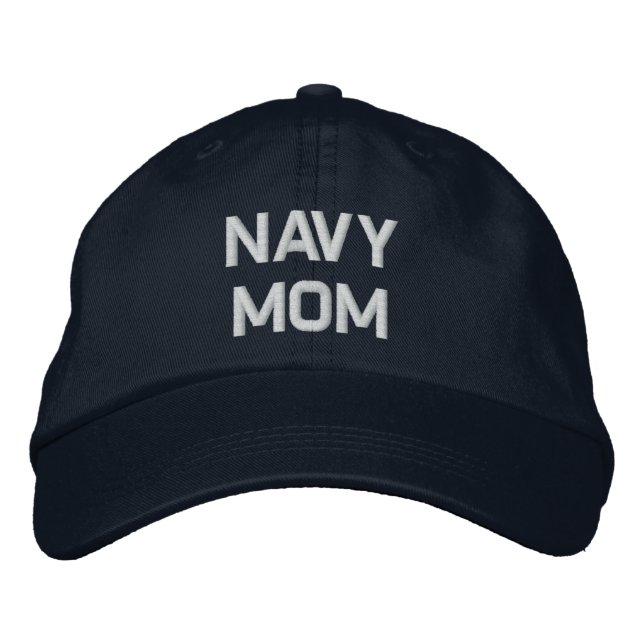 Casquette Brodée Maman marine (Devant)