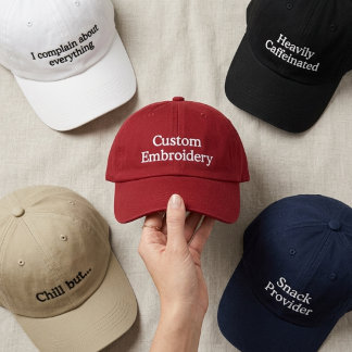 Casquette Brodée Maman Professeur Élégante Infirmière Diplômée Scri