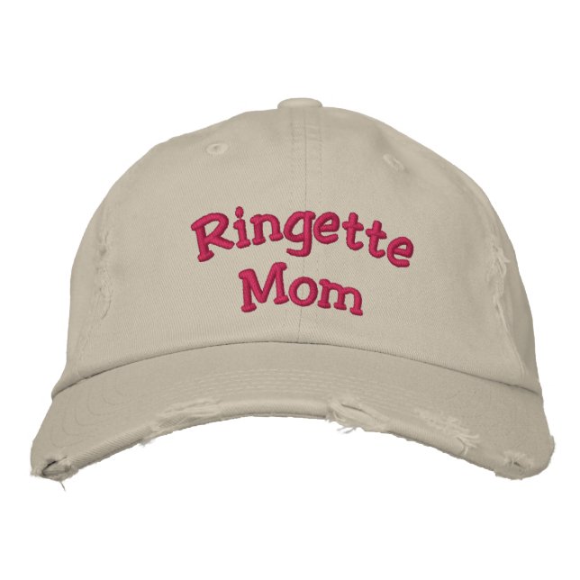 Casquette Brodée "Maman Ringette" (Devant)