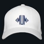 Casquette Brodée Maman Simple Moderne Typographie Personnalisée<br><div class="desc">Mum Simple Moderne Typographie Personnalisée Brodée Casquette de baseball comprend le texte simple et moderne brodé "Mum". Parfait comme cadeau pour maman pour la fête des mères,  Noël,  anniversaire et plus. Créé par Evco Studio www.zazzle.com/store/evcostudio</div>