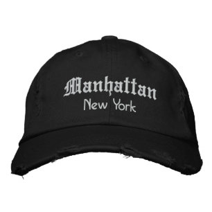 Casquette Brodée manhattan bold