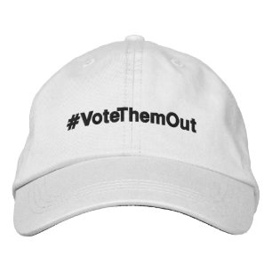 Casquette Brodée Manifestation politique #VoteThemOut