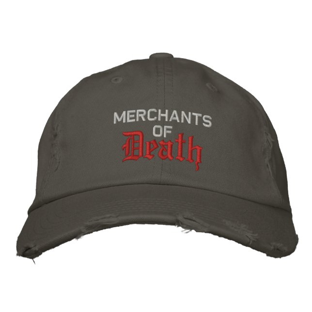 Casquette Brodée Marchands de la mort (Devant)