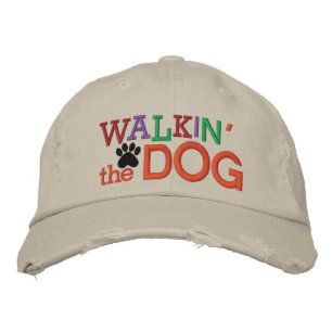 Casquette Brodée Marcher le chien