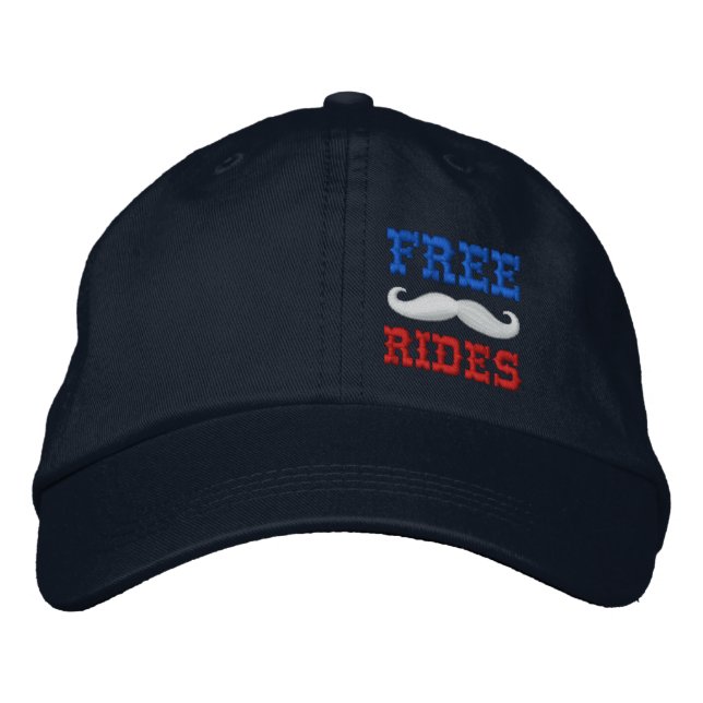 CASQUETTE BRODÉE MARCHES DE MUSTACHE GRATUITES (Devant)