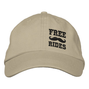 CASQUETTE BRODÉE MARCHES DE MUSTACHE GRATUITES