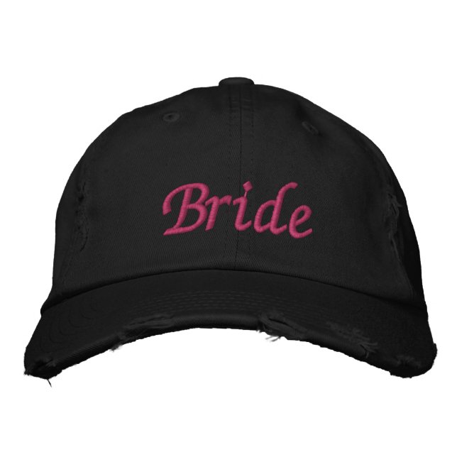 Casquette Brodée Mariée (Devant)