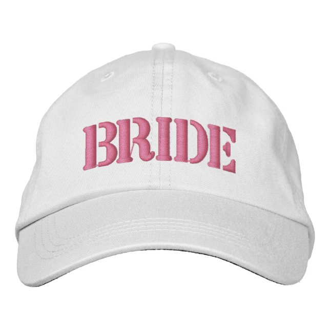 Casquette Brodée Mariée (Devant)
