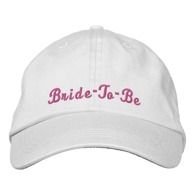 Casquette Brodée Mariée à être (Devant)