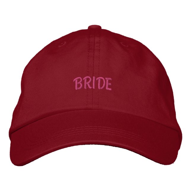 CASQUETTE BRODÉE MARIÉE BRODÉE DE MARIAGE (Devant)