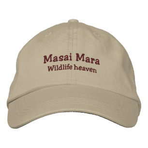 Casquette Brodée Masai Mara : Le paradis de la faune