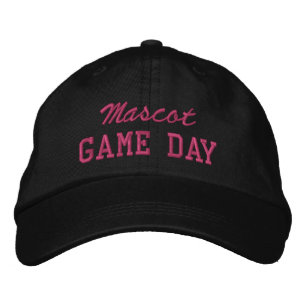 Casquette Brodée Mascotte ou nom d'équipe personnalisé pour le jour