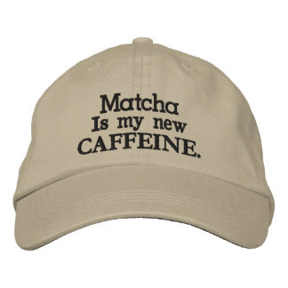 Casquette Brodée Matcha is my new CAFFEINE.