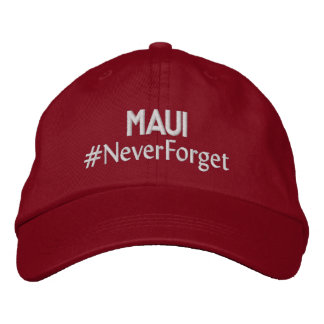 Casquette Brodée Maui #NeverForget ajustable