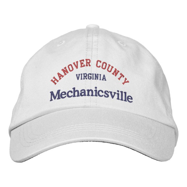 Casquette Brodée Mechanicsville Hanovre Comté de baseball brodé (Devant)