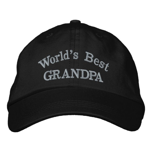 Casquette Brodée Meilleur grand-père du monde (Devant)