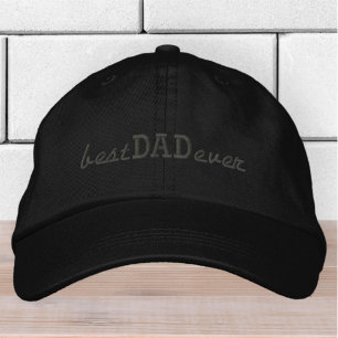 Casquette Brodée Meilleur papa jamais simple Typographie moderne
