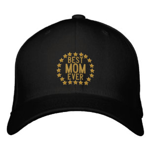 Casquette Brodée Meilleure Maman Ever SuperMom Stars Broiderie