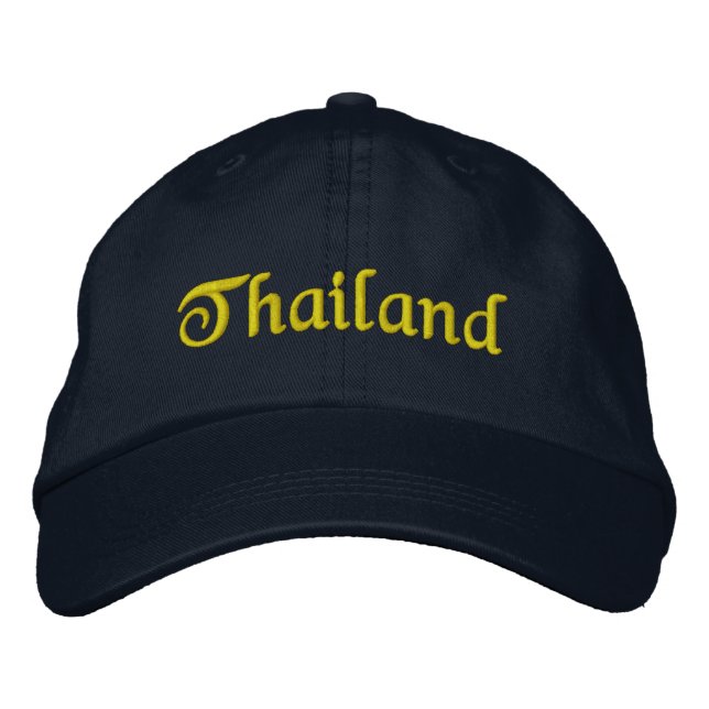 Casquette Brodée Mémoire sur les vacances en Thaïlande (Devant)