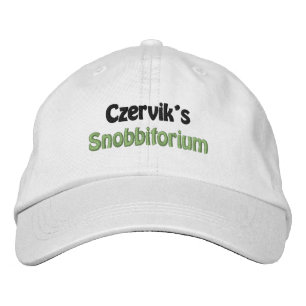 Casquette Brodée Mens Fashion Funny Novelty Czervik's Snobbitorium