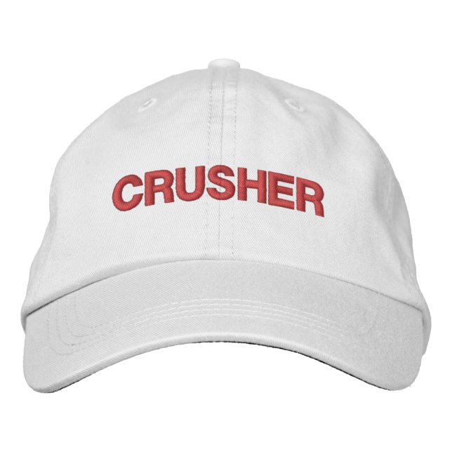 Casquette Brodée Mens Fashion Funny Novelty Golf Surnom CRUSHER (Devant)