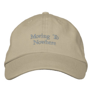 Casquette Brodée Minimaliste 'Déplacement vers Nul