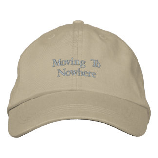 Casquette Brodée Minimaliste 'Déplacement vers Nul