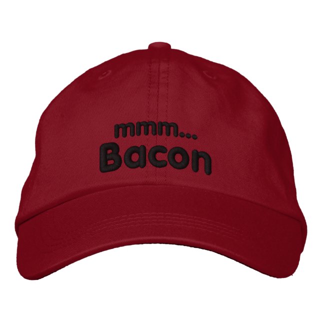 Casquette Brodée MMM... Bacon Love (Devant)