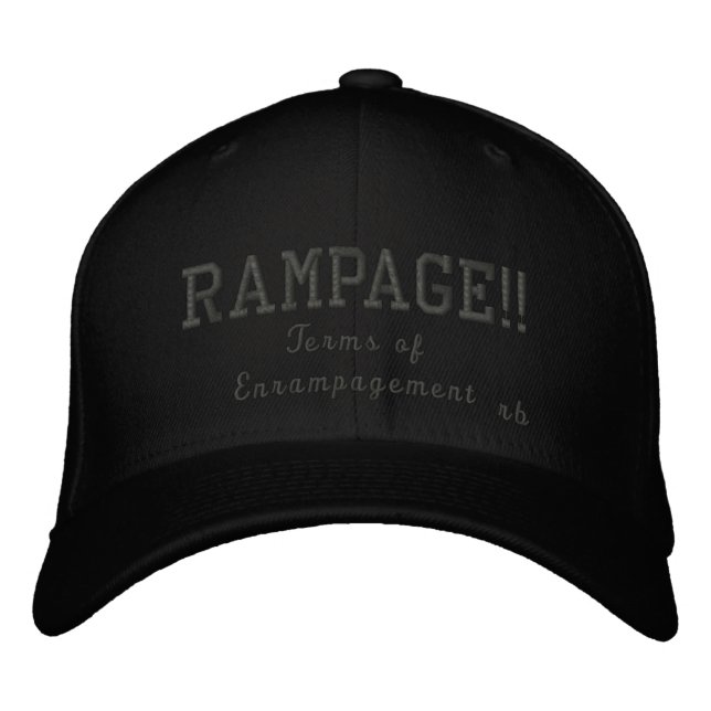 Casquette Brodée Modalités Rampage de l'engagement (Devant)