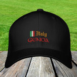 Casquette Brodée Mode Gênes & Italie / Drapeau italien Patriotes<br><div class="desc">Casquettes brodés : Italie & Gênes,  Italie Drapeau mode baseball / chapeaux camionneurs pour les patriotes italiens - amour mon pays,  voyage,  vacances / fans de sport</div>