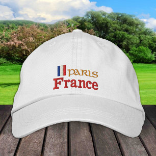 Casquette Brodée Mode Paris & France / Patriotes du drapeau françai