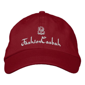 Casquette Brodée ModeCasbah Rouge