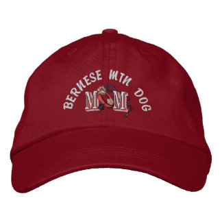 Casquette Brodée MOM de chien de montagne bernois