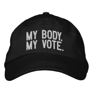 Casquette Brodée Mon corps, mon vote, Droits des femmes les femmes