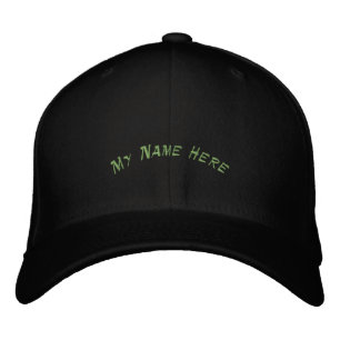 Casquette Brodée Mon nom ici gauche droite côté 111 Imprimé Casquet