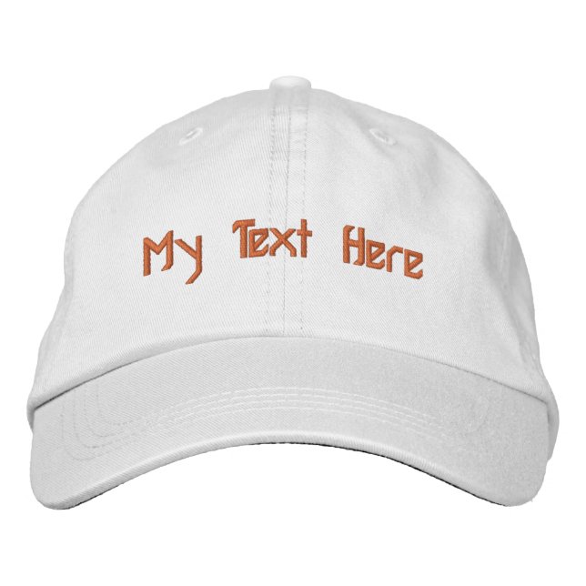 Casquette Brodée Mon texte Ici favori Sports fantastique Qualité Ca (Devant)