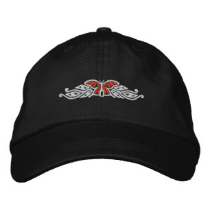 Casquette Brodée Monarch Butterfly Design