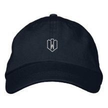 Monogramme de lettre initiale W Élégant Beau-Chape