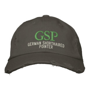 Casquette Brodée Monogramme de pointeur court allemand