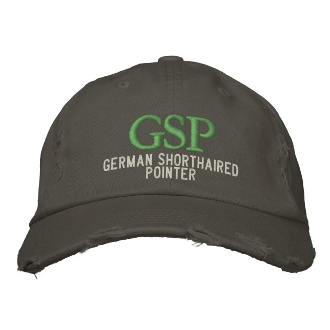 Casquette Brodée Monogramme de pointeur court allemand (Devant)