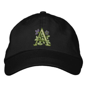 Casquette Brodée Monogramme initial A