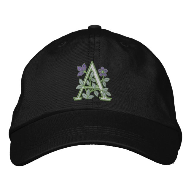 Casquette Brodée Monogramme initial A (Devant)
