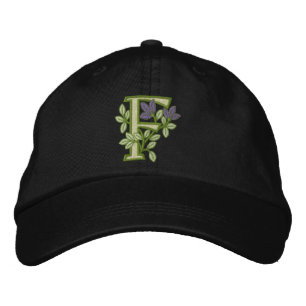 Casquette Brodée Monogramme initial F